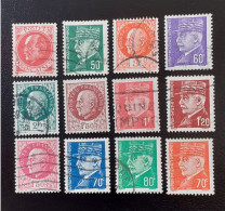 506-508-509-510-511-513-514-515-516-517-518-521  Lot Pétain - Used Stamps