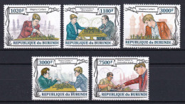 172 BURUNDI 2013 - Y&T 2038/41 Du BF 349 - Magnus Carisen Echecs - Neuf ** (MNH) Sans Charniere - Neufs