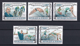 172 BURUNDI 2013 - Y&T 2050/53 Du BF 352 - Sport Pierre De Coubertin - Neuf ** (MNH) Sans Charniere - Unused Stamps