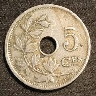 BELGIQUE - BELGIUM - 5 CENTIMES 1913 - Légende FR - Albert Ier - Type Michaux - KM 66 - 5 Cents