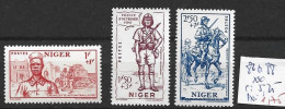 NIGER FRANCAIS 86 à 88 ** Côte 5.25 € - Unused Stamps