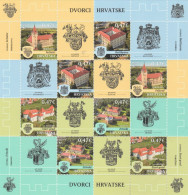 Croatia - 2023 - Castles In Croatia -  MNH (**) Sheet - Schlösser U. Burgen