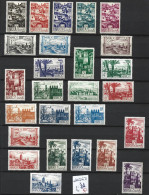 MAROC FRANCAIS 246 à 265A * Côte 22 € - Unused Stamps