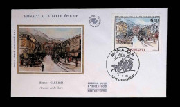 CL, FDC, 1 Er Jour, Monaco. A, 7-11-85, La Belle Epoque, Avenue De La Gare Vers 1920 - FDC