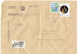 L75943 - Italien - 1984 - 2000L Siracusa MiF A R-Bf S CANDIDO -> Westdeutschland - 1981-90: Storia Postale