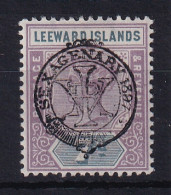 Leeward Is.: 1897   QV Diamond Jubilee OVPT   SG14    7d     MNH - Leeward  Islands