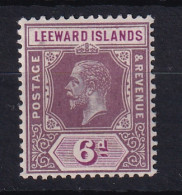 Leeward Is.: 1912/22   KGV   SG53    6d      MH - Leeward  Islands