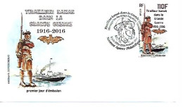 Nouvelle Calédonie - 2016- FDC-  Tirailleur Kanak N°1272 - FDC