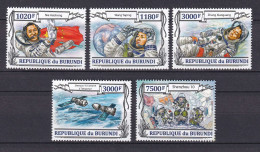 172 BURUNDI 2013 - Y&T 2066/69 Du BF 356 - Emission Spatiale Chinoise Shenzhou 10 - Neuf ** (MNH) Sans Charniere - Ungebraucht