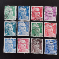 713-715-716-717-718a-719-719b-721-809-811-812-813  Lot Marianne - Used Stamps