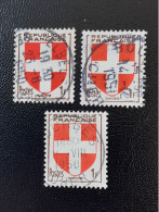 836  Lot De 3  Bien Frappés - Used Stamps