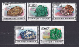 172 BURUNDI 2013 - Y&T 2082/85 Du BF 360 - Mineraux Pierre - Neuf ** (MNH) Sans Charniere - Ongebruikt