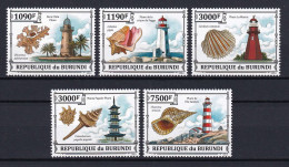 172 BURUNDI 2013 - Y&T 2090/93 Du BF 362 - Coquillage Phare - Neuf ** (MNH) Sans Charniere - Ungebraucht