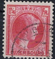 Luxemburg - Großherzogin Charlotte "Rechtsprofil" (MiNr: 257) 1934 - Gest Used Obl - 1926-39 Charlotte Di Profilo Destro