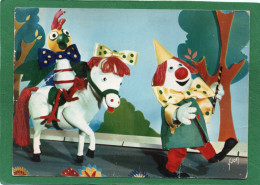 Télévision Kiri Le Clown De Jean Image Hop La Vive La Parade N°21 Ortf Carte Officiel 1967 CPM - TV-Serien