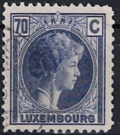 Luxemburg - Großherzogin Charlotte "Rechtsprofil" (MiNr: 281) 1935 - Gest Used Obl - 1926-39 Charlotte De Perfíl Derecho