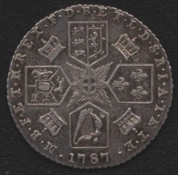 GREAT BRITAIN - 6 PENCE 1787 -SILVER- - G. 6 Pence