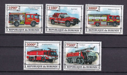 172 BURUNDI 2013 - Y&T 2130/33 Du BF 372 - Vehicule Pompiers Camion - Neuf ** (MNH) Sans Charniere - Nuevos