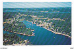 US Airiew Of New Harbor Maine In The Pemaquid Region En 1970 VOIR DOS Et TIMBRES Washington - Autres & Non Classés