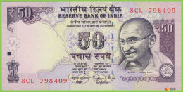 Voyo INDIA 50 Rupees 2015 P104k B288e 8CL W/o Letter UNC - India