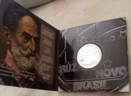 Brazil 1989, Rare Folder Of The New 1 Cruzado Coin . Gomaa - Brazilië