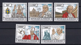 172 BURUNDI 2013 - Y&T 2134/37 Du BF 373 - Pape Jean Paul II - Neuf ** (MNH) Sans Charniere - Neufs