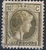 Luxemburg - Großherzogin Charlotte "Rechtsprofil" (MiNr: 167) 1926 - Gest Used Obl - 1926-39 Charlotte Rechtsprofil