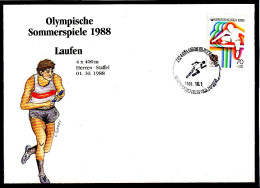 Olympics 1988 - Athletics - SOUTH KOREA FDC Cover - Summer 1988: Seoul