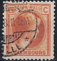 Luxemburg - Großherzogin Charlotte "Rechtsprofil" (MiNr: 168) 1926 - Gest Used Obl - 1926-39 Charlotte Rechterzijde