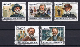 172 BURUNDI 2013 - Y&T 2142/45 Du BF 375 - Giuseppe Verdi Costume - Neuf ** (MNH) Sans Charniere - Unused Stamps