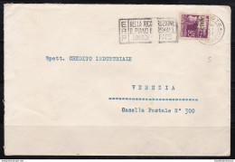 1951 TRIESTE A - N° 64 Su Lettera Commerciale Con Annullo Speciale ERP - PIANO - Sonstige & Ohne Zuordnung