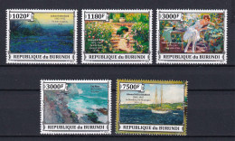 172 BURUNDI 2013 - Y&T 2146/49 Du BF 376 - Peinture Tableau - Neuf ** (MNH) Sans Charniere - Unused Stamps