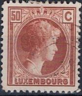 Luxemburg - Großherzogin Charlotte "Rechtsprofil" (MiNr: 171) 1926 - Gest Used Obl - 1926-39 Charlotte Rechterzijde