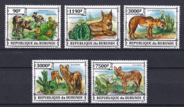 172 BURUNDI 2013 - Y&T 2158/61 Du BF 379 - Chien Sauvage - Neuf ** (MNH) Sans Charniere - Unused Stamps