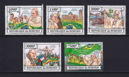 172 BURUNDI 2013 - Y&T 2162/65 Du BF 380 - Le Pape Francois - Neuf ** (MNH) Sans Charniere - Unused Stamps