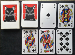 Joli Jeu Complet De 54 Cartes Marque CARTA MUNDI Quasi Neuf, Décor CHAT Au Dos. - Toy Memorabilia