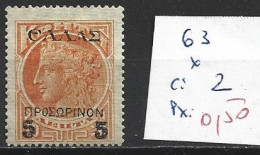 CRETE 63 * Côte 2 € - Crète