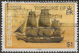 BERMUDA 1986 Ships Wrecked On Bermuda - $1 - L'Herminie (French Frigate), 1839 AVU - Bermuda