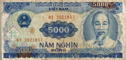 Billet Viêtnam, 5000 Dong 1991 - Andere - Azië