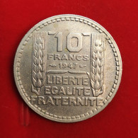 1947   - 10 Francs Turin Grosse Tête  France - 10 Francs