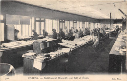 91-CORBEIL- ETABLISSEMENT DECAUVILLE- UNE SALLE DE DESSIN - Corbeil Essonnes