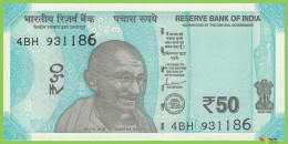 Voyo INDIA 50 Rupees 2019 P111g B300c 4BH Letter L UNC - Inde