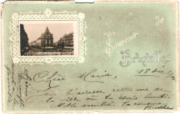 CPA Carte Postale Légèrement Gaufrée Belgique Bruxelles Souvenir Boulevard Du Nord   VM78297ok - Lanen, Boulevards