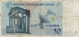 Billet Banque Central De Tunisie  Dix Dinars - Tunesien