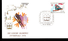 XII GIOCHI OLIMPICI DI INNSBRUCK 1976 HOCKEY SALTO CON GLI SCI - Invierno 1976: Innsbruck