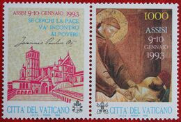 Frieden In Europa Asissi 1993 Mi 1079 Yv 941 POSTFRIS / MNH / ** VATICANO VATICAN VATICAAN - Nuovi