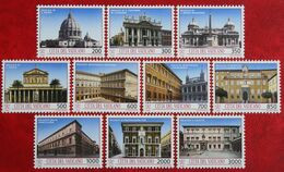 Freimarken: Baudenkmäler 1993 Mi 1080-1089 Yv 942-951 POSTFRIS / MNH / ** VATICANO VATICAN VATICAAN - Nuovi