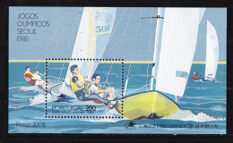 Olympics 1988 - Sailing - PORTUGAL - S/S MNH - Summer 1988: Seoul