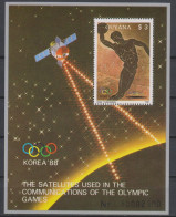 Olympics 1988 - SPACE - GUYANA - S/S MNH - Ete 1988: Séoul