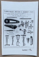 BULLIER & GUIGNET, Paris - Accessoires Cycles 15x10cm (REPRO PHOTO! Zie Beschrijving, Voir Description, See Description) - Radsport